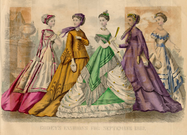 Франция 19 век мода