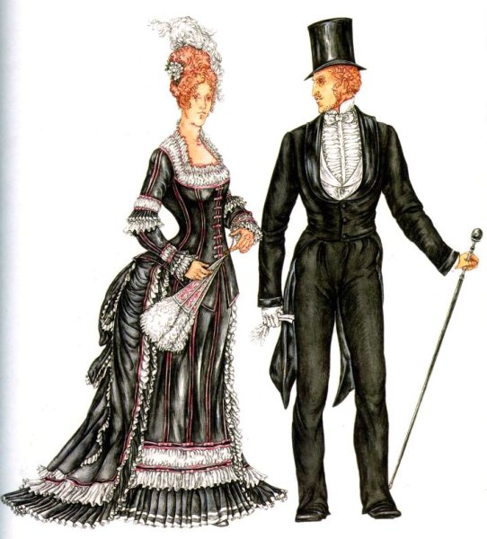 Одежда дворян 19 века в России