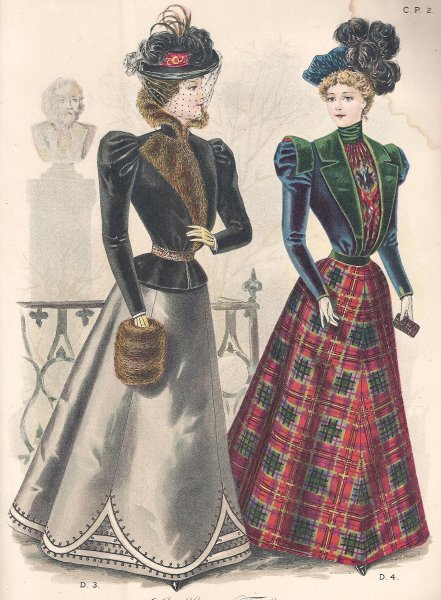 Женская мода 1890-х годов Россия