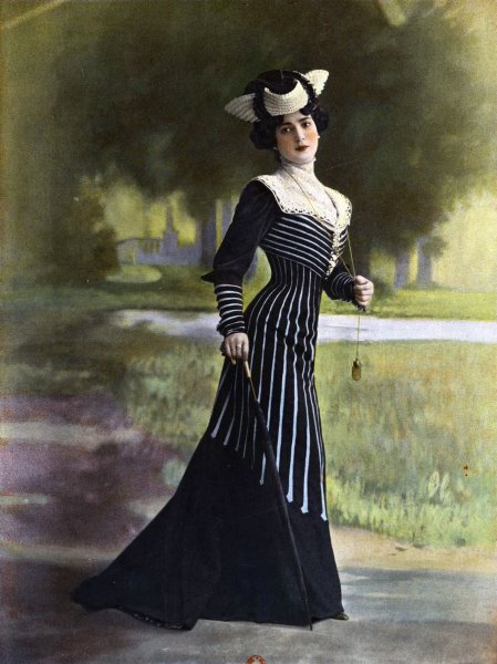 Мода Эдвардианская эпоха 1900