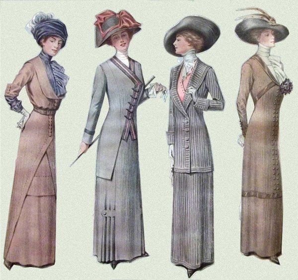 Эдвардианская эпоха мода начала 20 века
