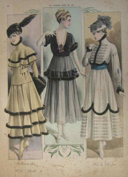 Мода 1910 Англия