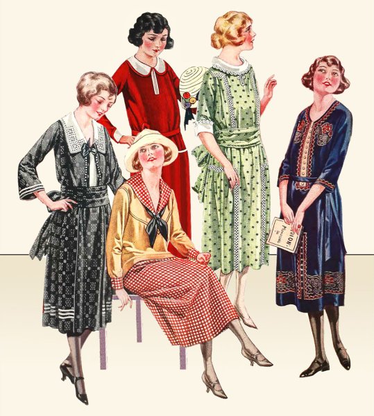 20е годы 20 века Америка одежда женская