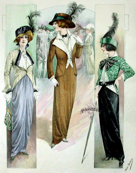 Мода 1910х в Англии
