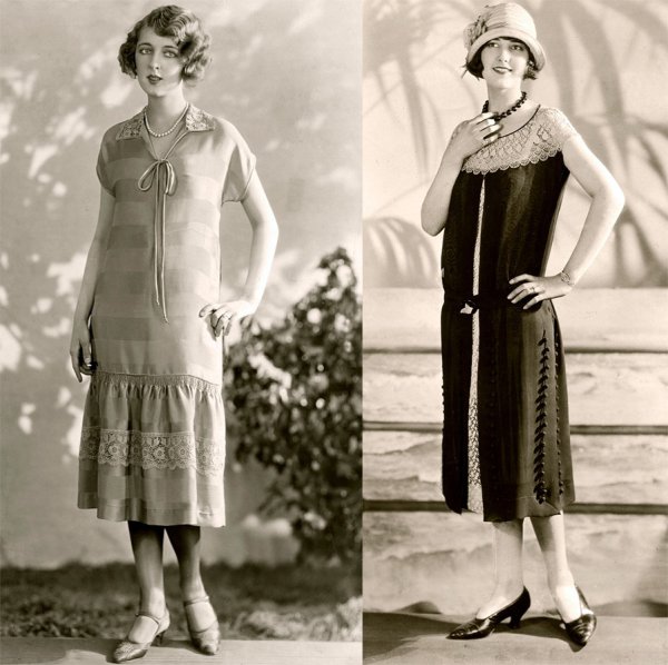 20е годы 20 века Америка одежда женская