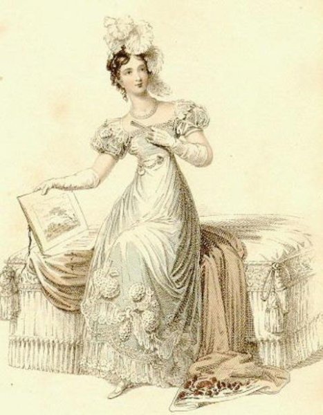 Мода 19 века стиль Ампир