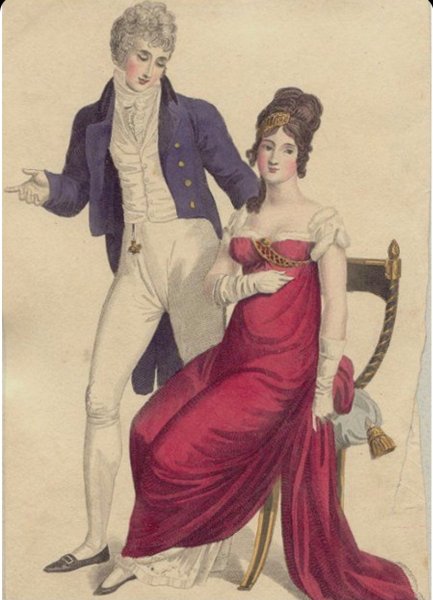 Мужская мода Ампир 19 век