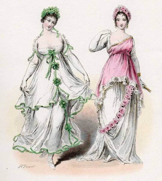 Стиль Ампир в одежде 19 века
