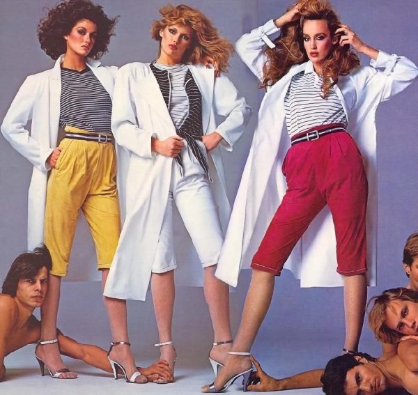 80е стиль одежды в Америке