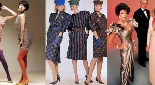 Мода 80 -х вечерние платья