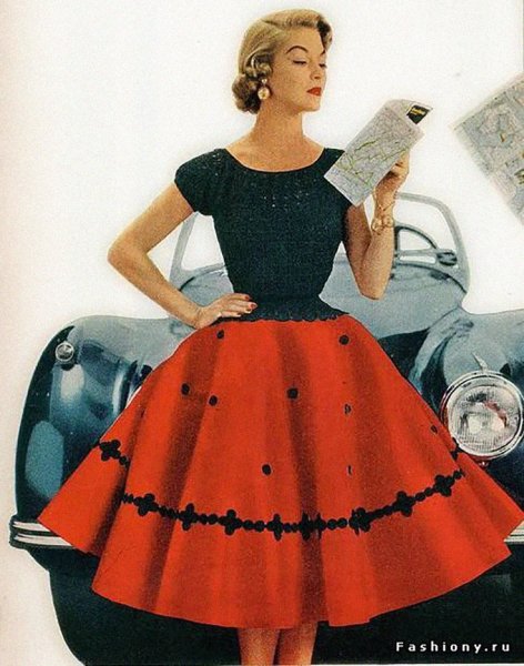 Америка 50-х годов мода