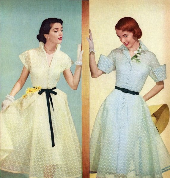 Послевоенные платья