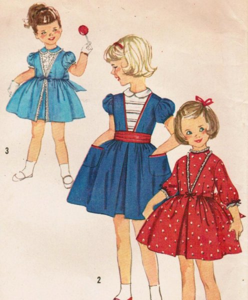 Детские платья сороковых годов