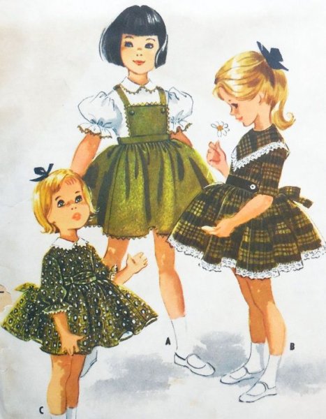 Детская одежда 60-х годов
