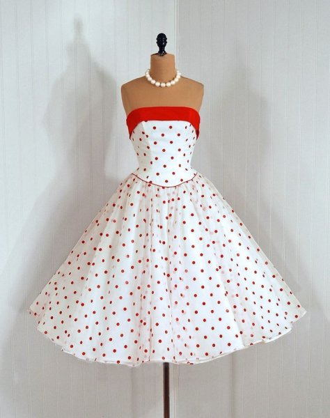 Детское платье в стиле 50-х