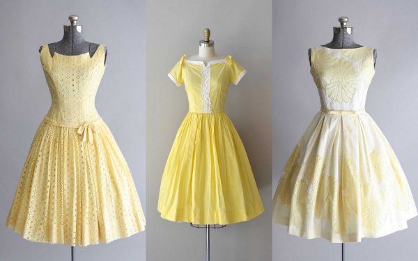 Винтажное платье 50-х годов
