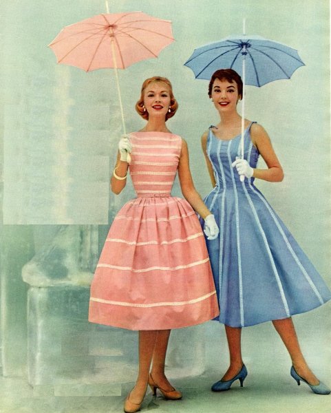 Американские платья 50-х годов