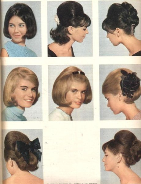 Причёски 60-х годов на короткие волосы