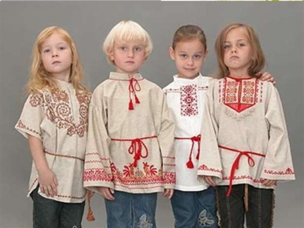 Древнерусская детская одежда