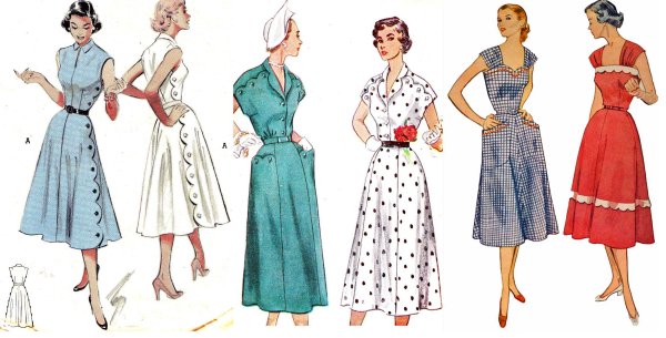 Мода 50х годов 20 века